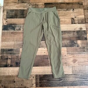 Mountain Hardwear Womens Olive Green Hiking Pants Size Medium M